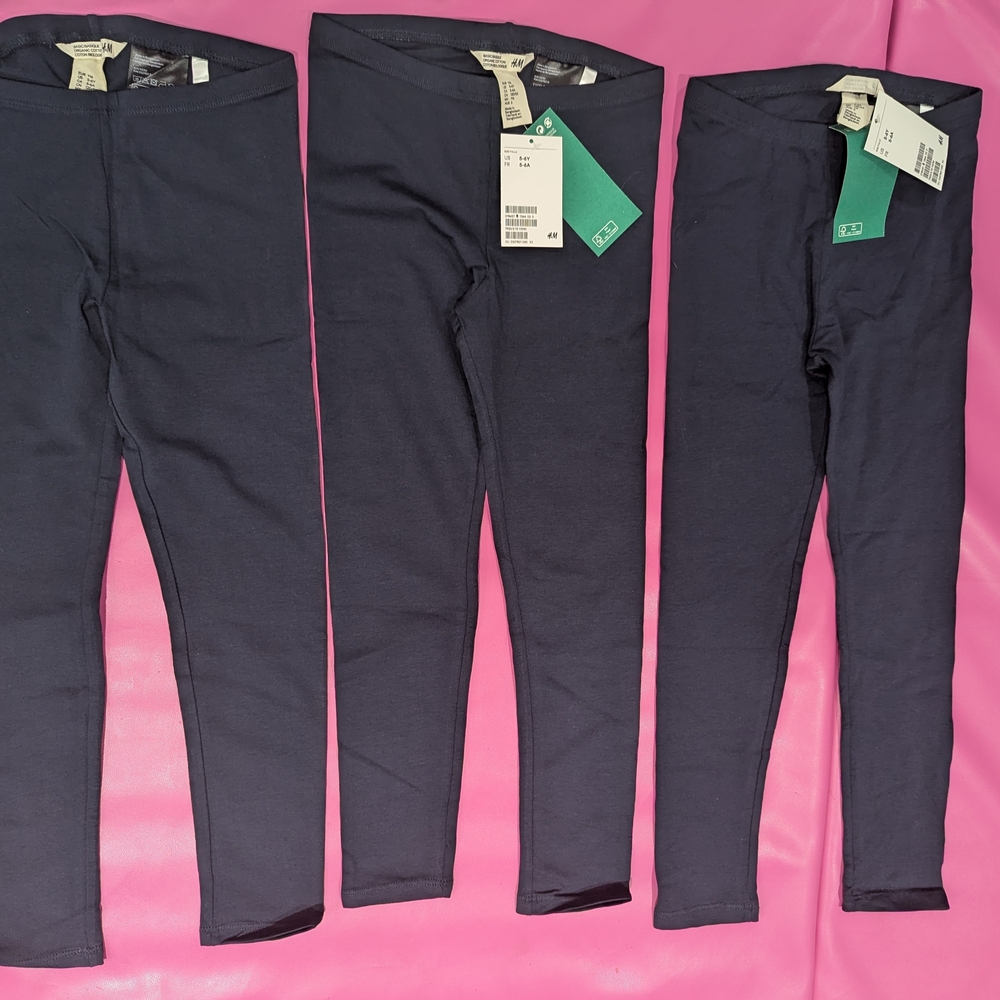 2/$25 3-Pack H&M Navy Blue Kids Leggings
